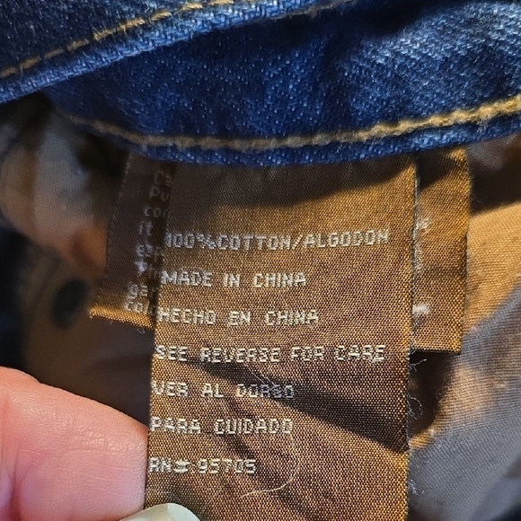 IRON Men's Dark Blue Denim Jean Shorts - Picture 4 of 6